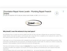 Tablet Screenshot of crawlspacecovers.com